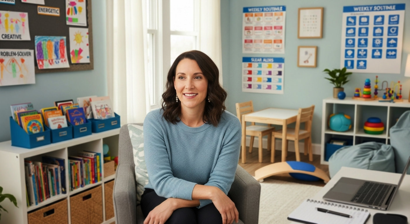 My child friendly consulting room.